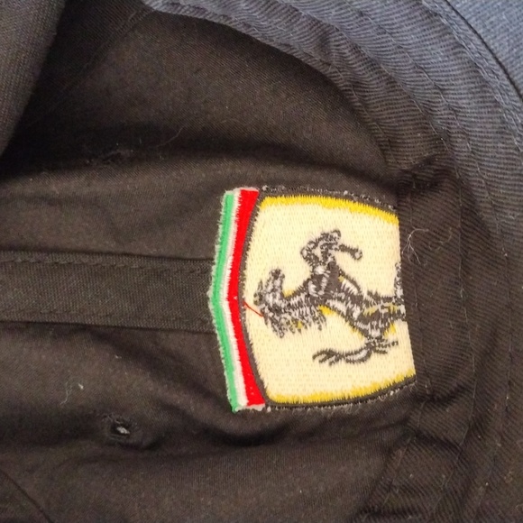 Ferrari Adjustable Baseball Cap SF Logo Hat RARE Official Product - Picture 10 of 11